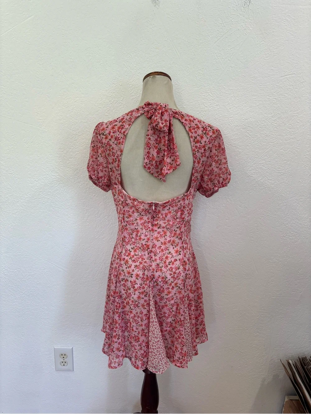 Altar’s State Godet Flare Open Back Mini Dress - Picture 10 of 10